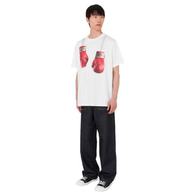 THE PRINTED ORGANIC COTTON JERSEY T-SHIRT